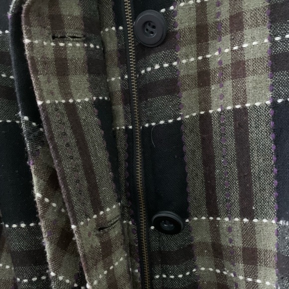 Size S Kensie Girl bomber jacket. Tweed plaid design, and quilted liner. - Picture 6 of 8